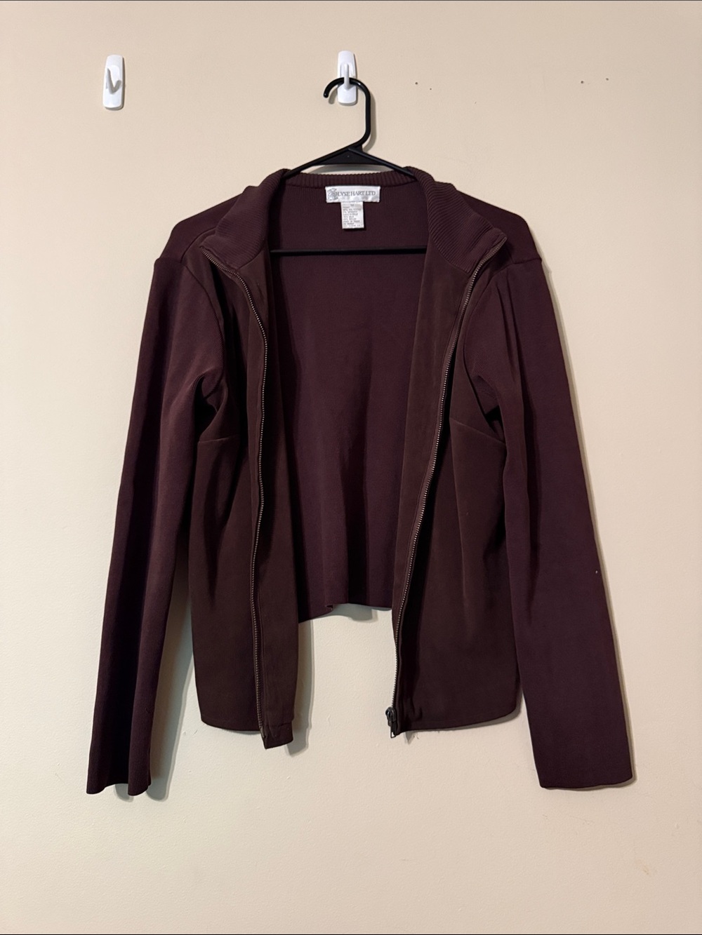 Eileen Fisher Plum Zip-Front Bomber Jacket